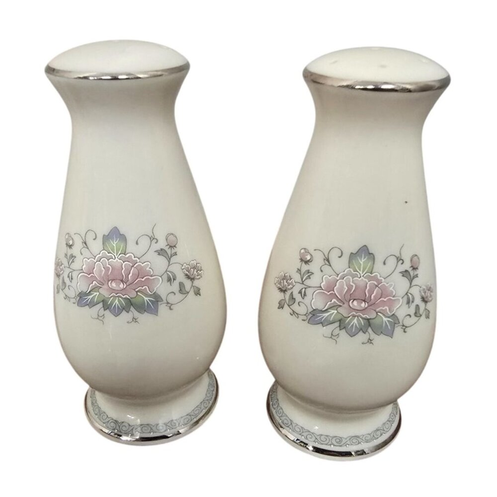 Lenox Charleston Floral Salt & Pepper Shakers Set